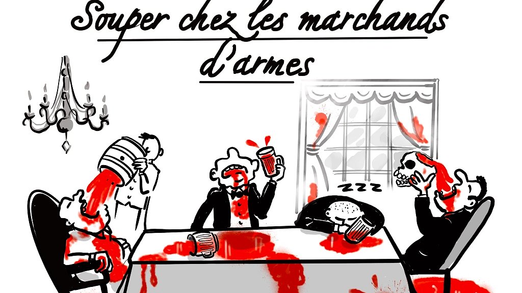 Illustration - Pour les marchands de mort, tout baigne