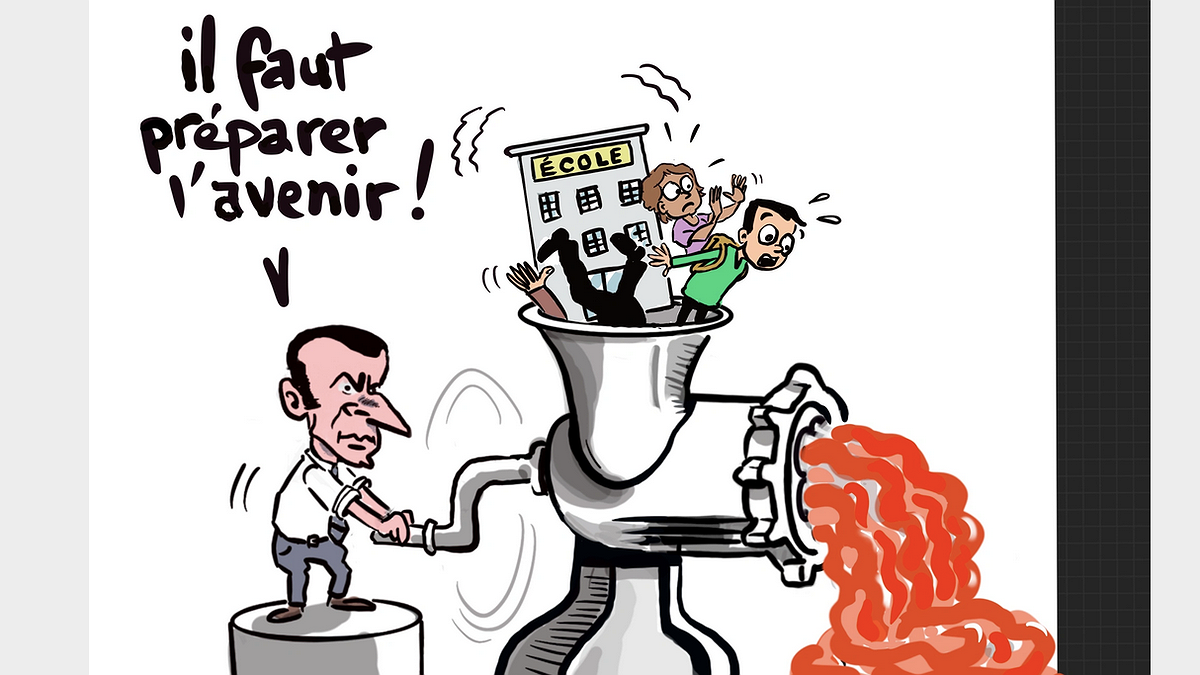 Illustration - Malgré la répression policière, les étudiants continuent de s'opposer aux coupes budgétaires !