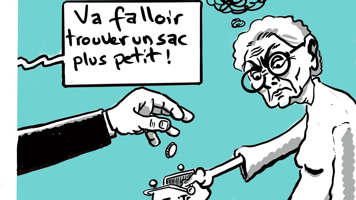 Illustration Travailleurs pauvres, retraités pauvres