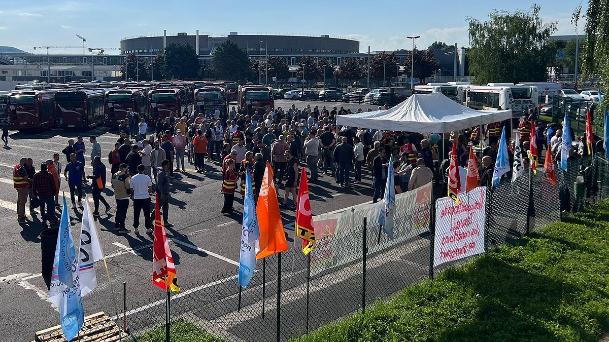 Illustration - Une grève d'avertissement