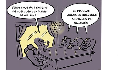 Illustration Non aux suppressions d’emplois