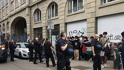 Illustration Des lycéens contre le massacre des Palestiniens, la police cherche à les faire taire