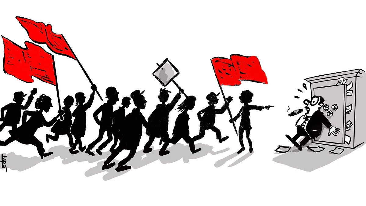 Illustration - le ministre des dernières colonies nous sort son baratin