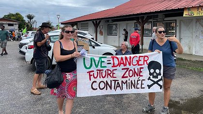 Illustration manifestation contre un incinérateur