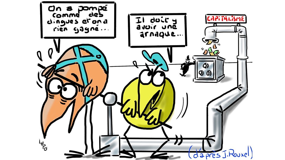 Illustration - le capitalisme fabrique la misère
