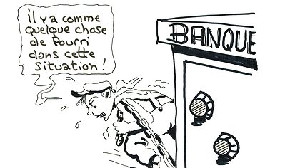 Illustration les banques profitent de la guerre