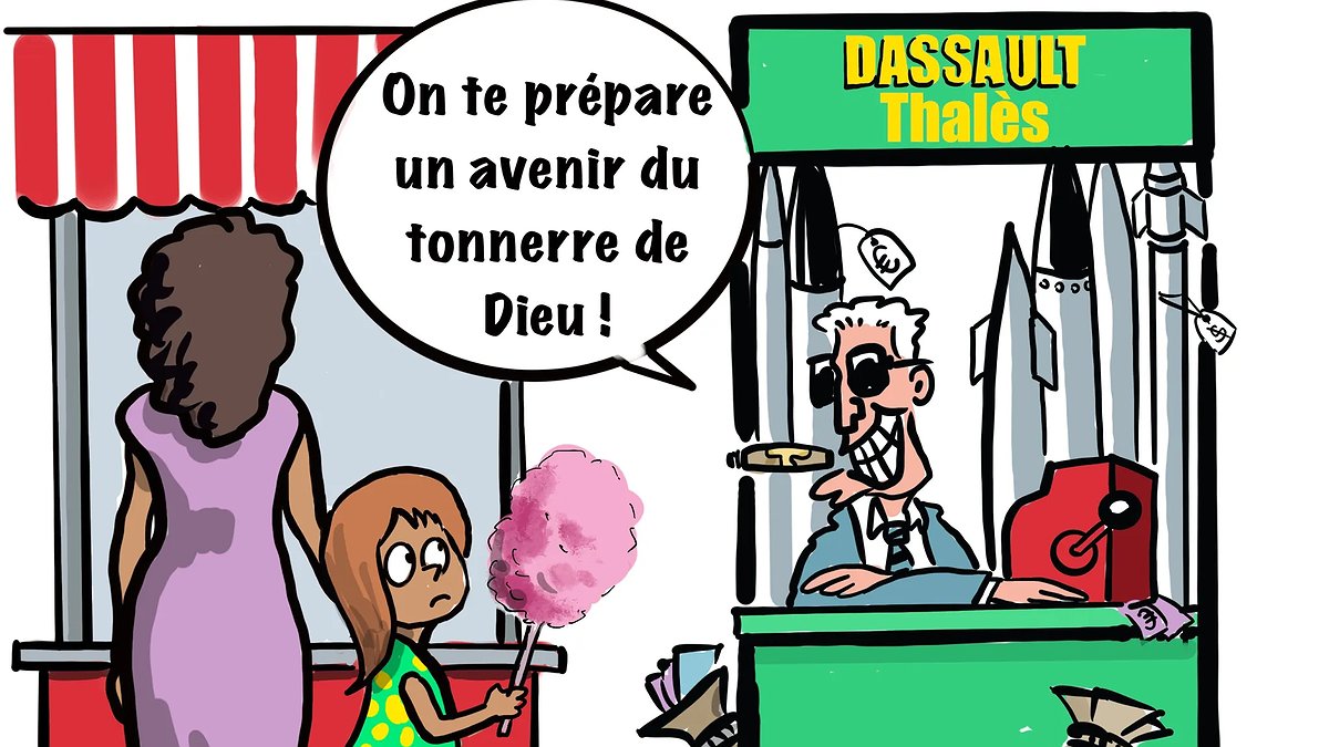 Illustration - plus d’hôpital, moins de Rafales !