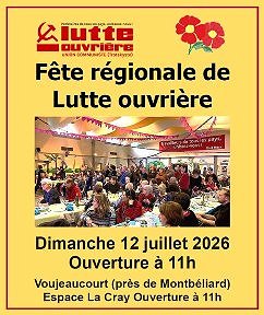 Illustration Fête régionale de Lutte Ouvrière