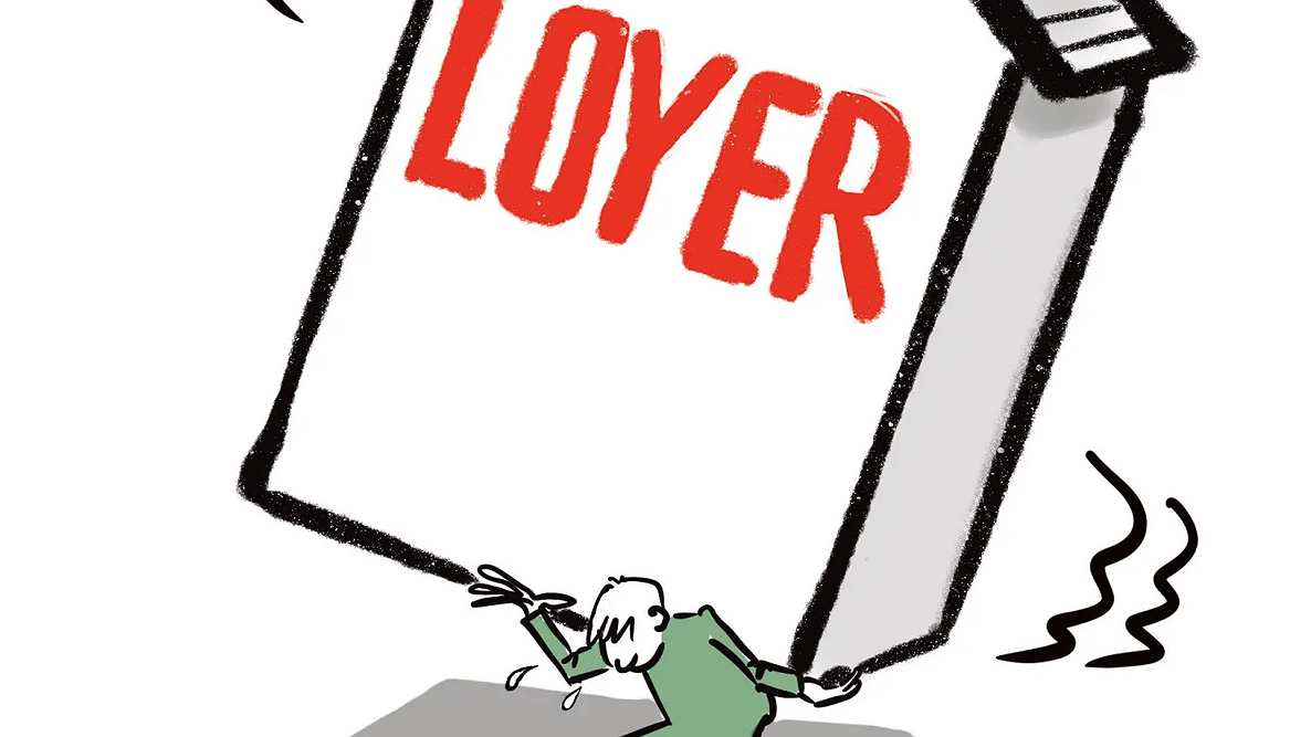 Illustration - cher, trop cher, logement