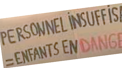 Illustration Mardi 22 septembre des soignants des urgences pédiatriques du CHU de Lille se sont mis en grève pour dénoncer le manque de personnel
