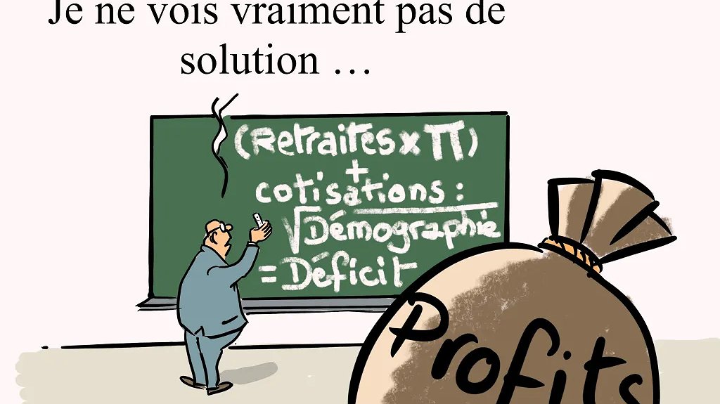 Illustration - les retraités dans le viseur