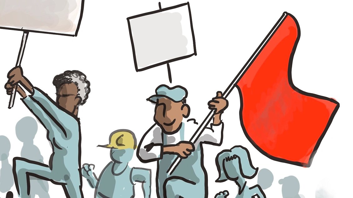 Illustration - Les lycéens de St Joseph (lycée privé) se mobilisent