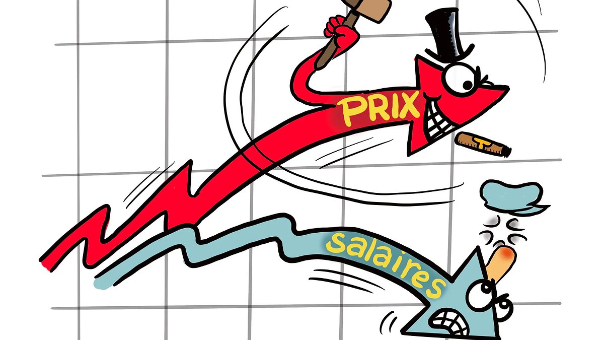Illustration - nouvelle augmentation du prix de l’essence, le préfet organise le racket pour le compte de Total et d’Exxon