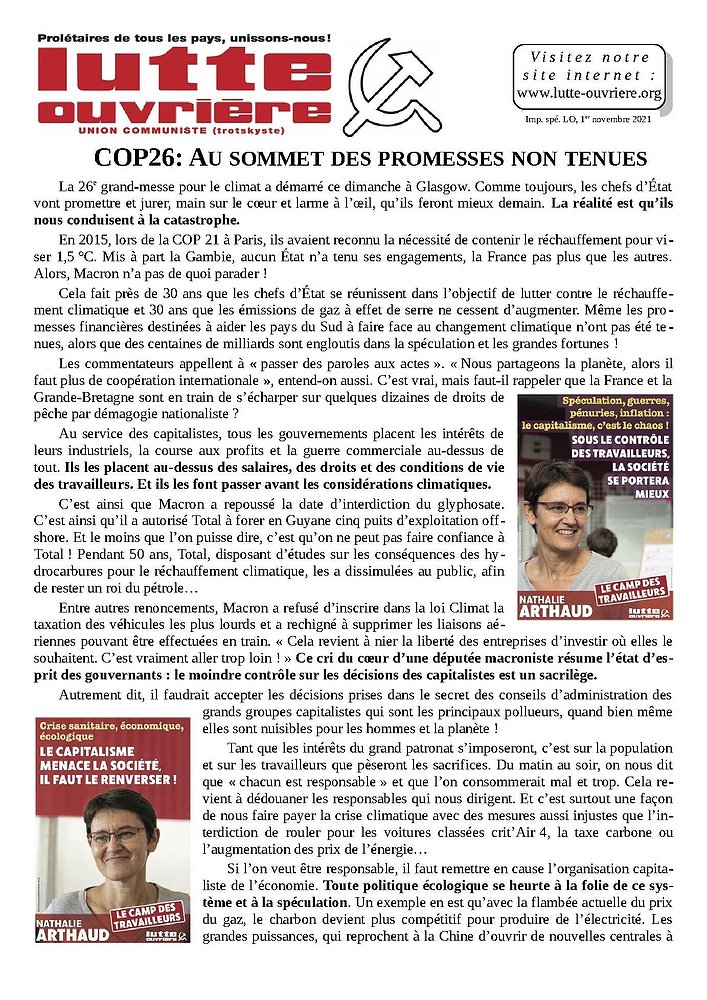 Illustration - Tract La Rochelle-Rochefort-Niort 2 novembre 2021