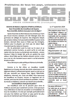 Illustration Tract du 1er septembre 2024