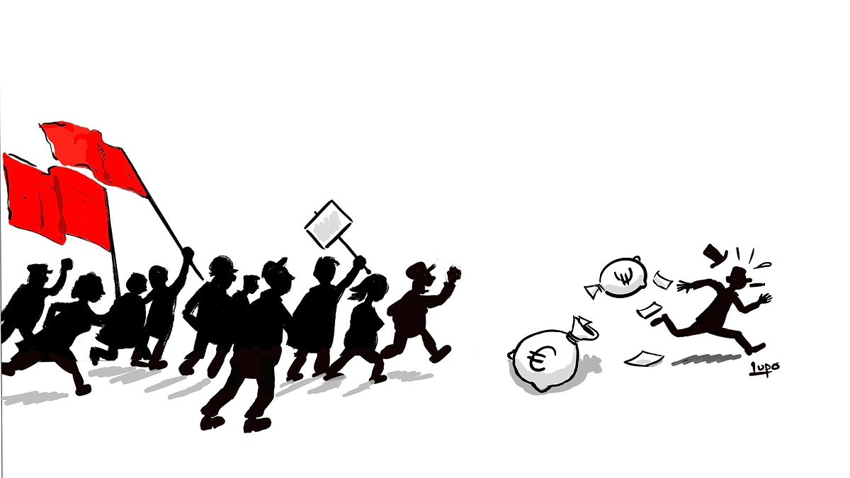 Illustration - Pour défendre nos intérêts de travailleurs, ne comptons que sur nous-mêmes !