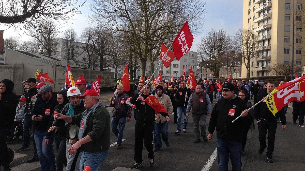 Illustration - en lutte pour défendre les emplois