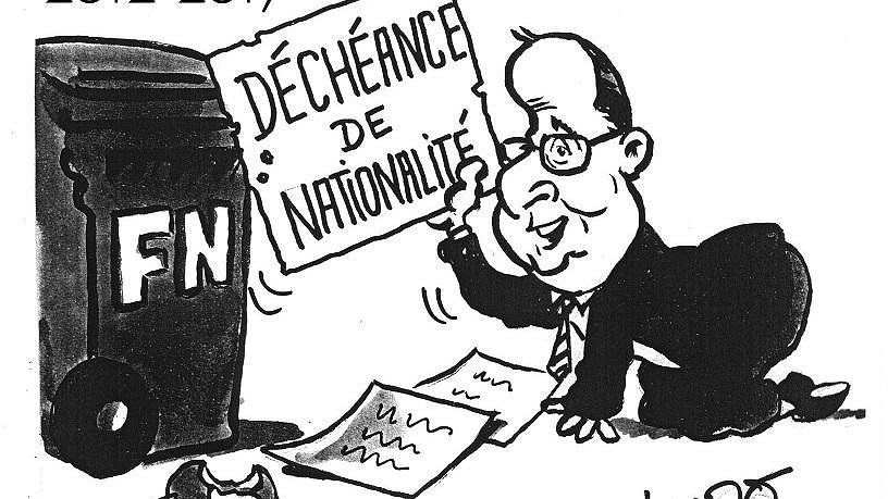 Illustration - Hollande : de déchéance en déchéance