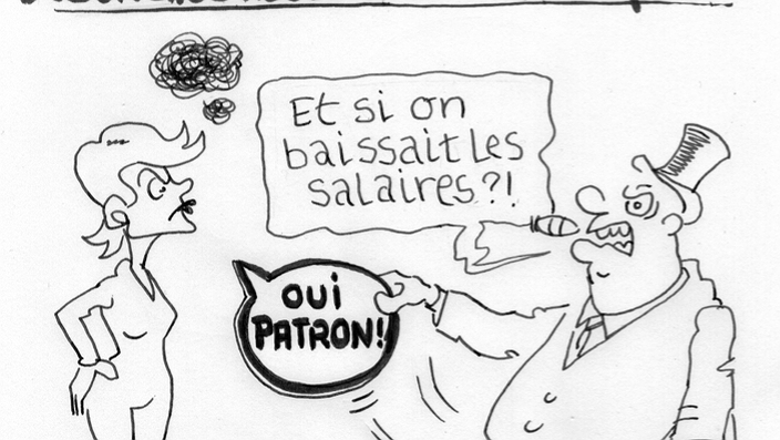 Illustration - Le patronat  et ses représentants à l’offensive