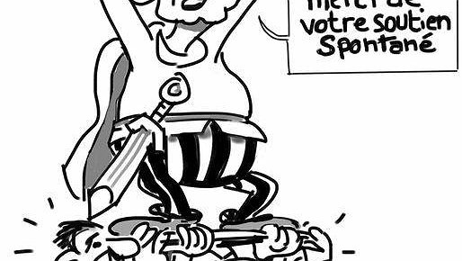 Illustration - à nouveau  au service d’un  politicien bourgeois