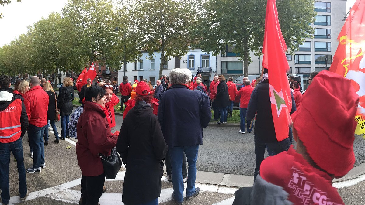 Illustration - la journée de grève des services publics