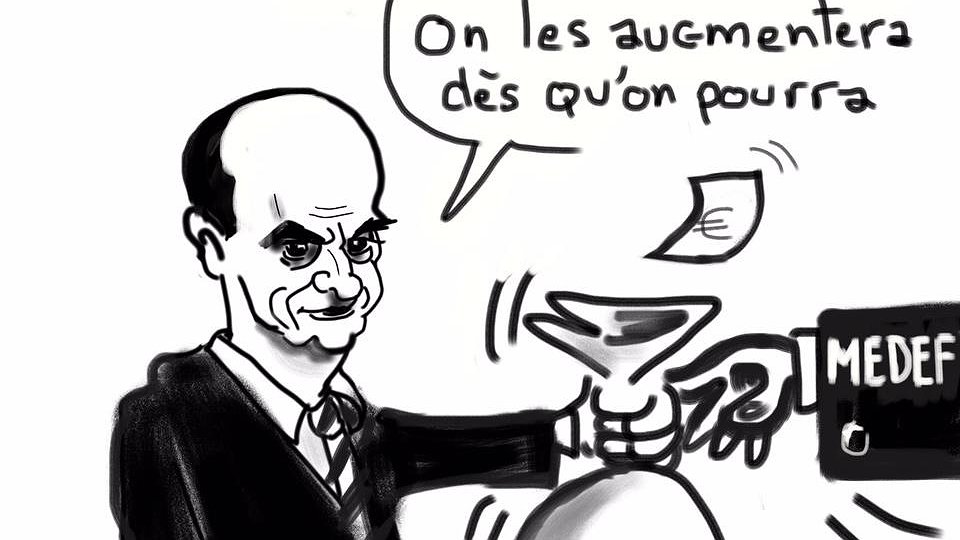 Illustration - les salaires toujours bloqués