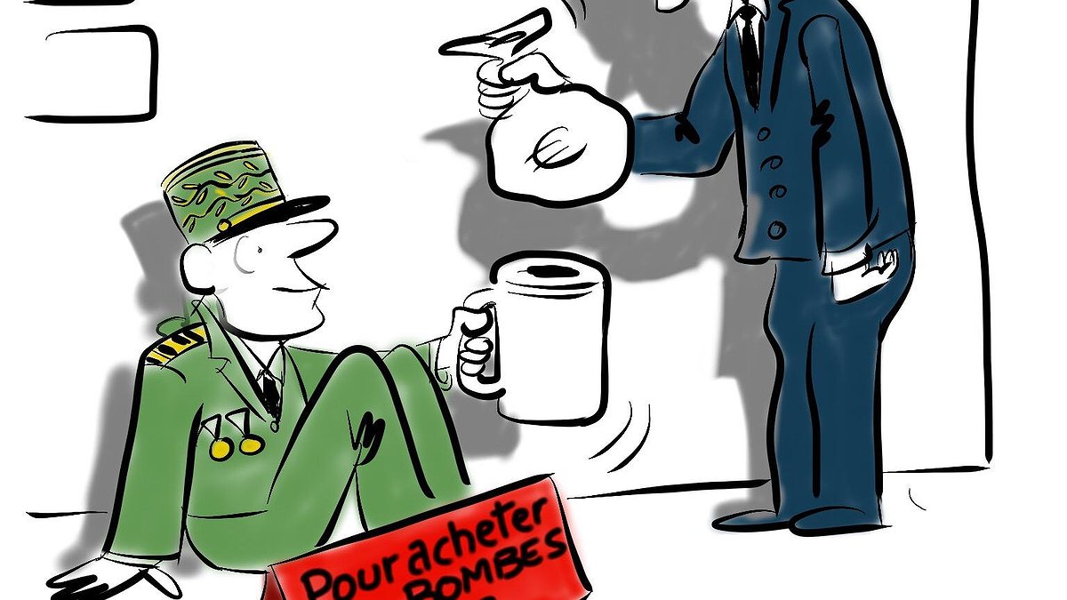 Illustration - des milliards pour les militaires