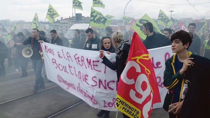 Illustration - une grève et des cheminots déterminés