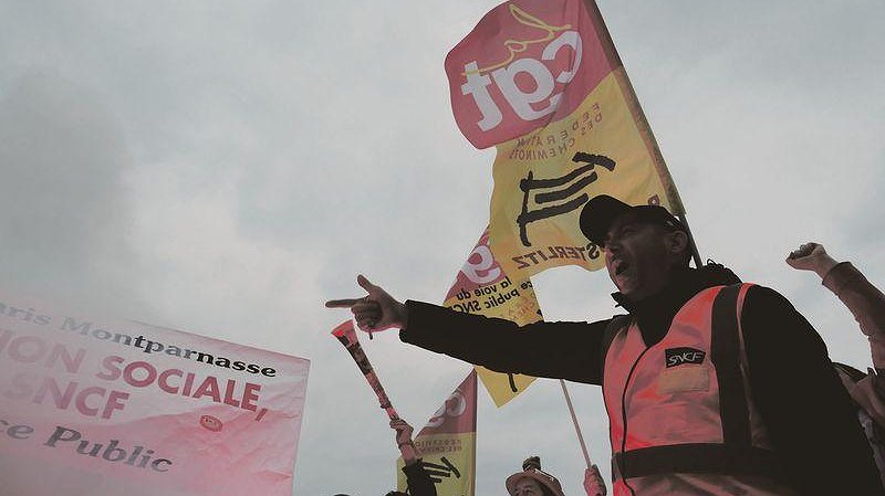 Illustration - Une victoire des cheminots  serait une victoire pour tous les travailleurs