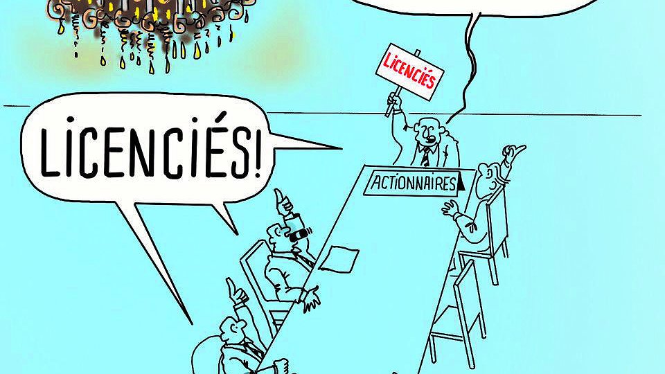 Illustration - débrayage contre les pressions au départ