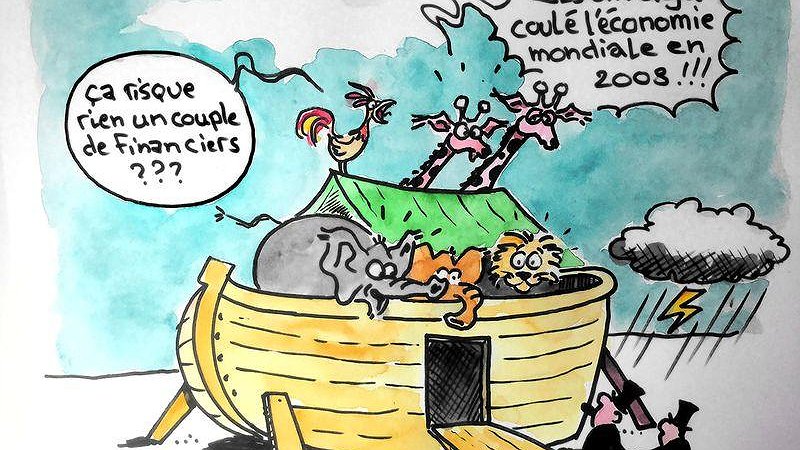 Illustration - les actionnaires à la fête