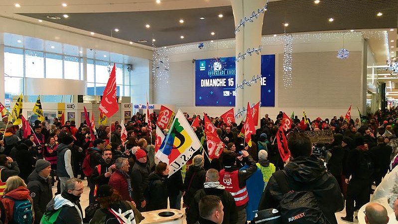 Illustration - pas de trêve pour la grève