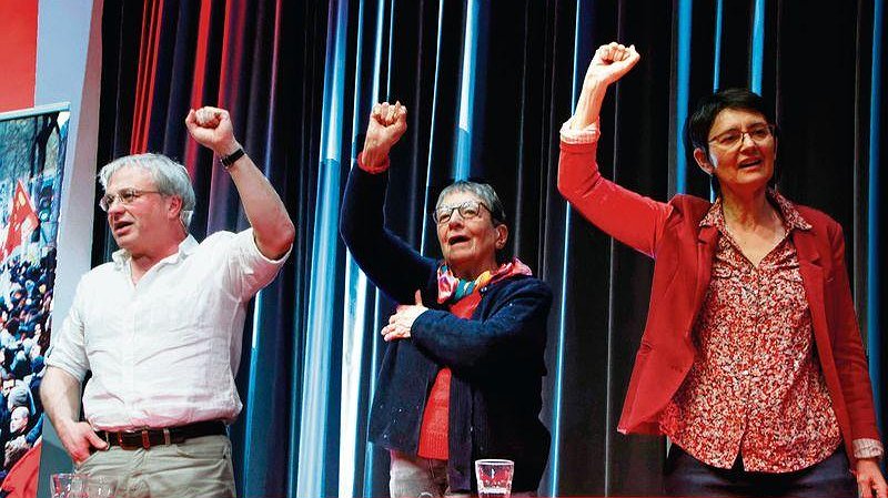 Illustration - “le rouge, couleur  des grèves, des révoltes, des révolutions”