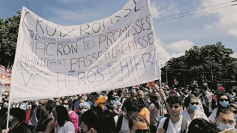 Illustration - submergé par la deuxième  vague