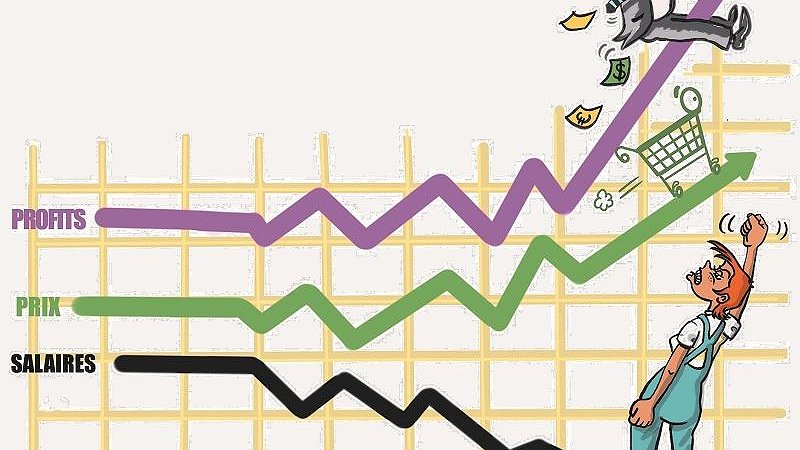 Illustration - il faut imposer l’augmentation des salaires