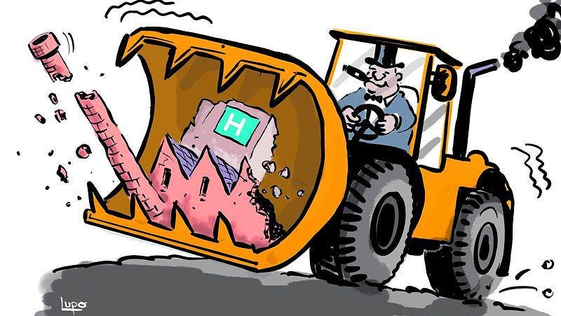 Illustration - victime chronique  de la loi du profit