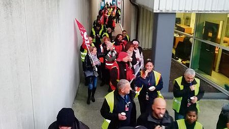 Illustration - les grévistes tiennent à leurs revendications