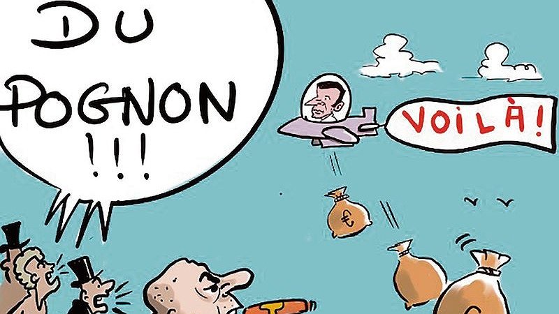 Illustration - pont aérien pour les profits