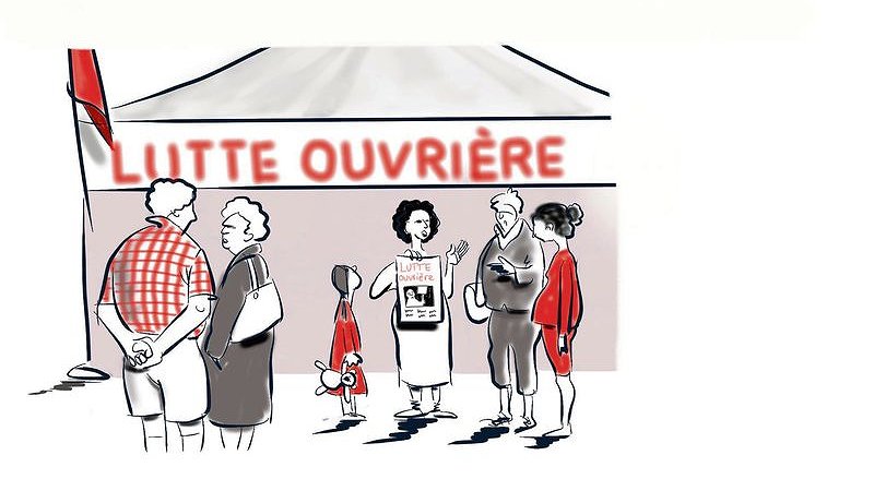 Illustration - Les militants de Lutte ouvrière à votre rencontre