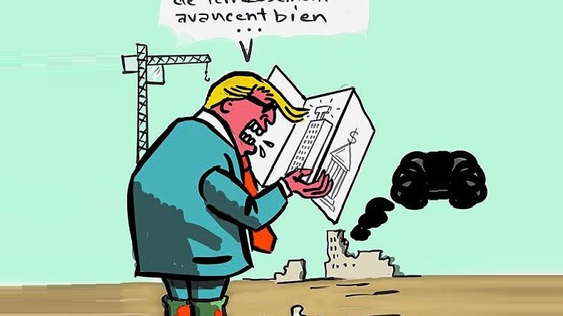 Illustration - Le projet monstrueux de Trump