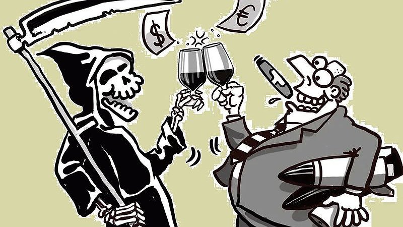 Illustration - Pas question de sacrifier nos enfants pour de sales guerres capitalistes !