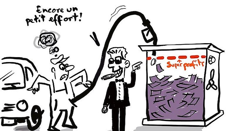 Illustration - profits gigantesques, impôts minuscules