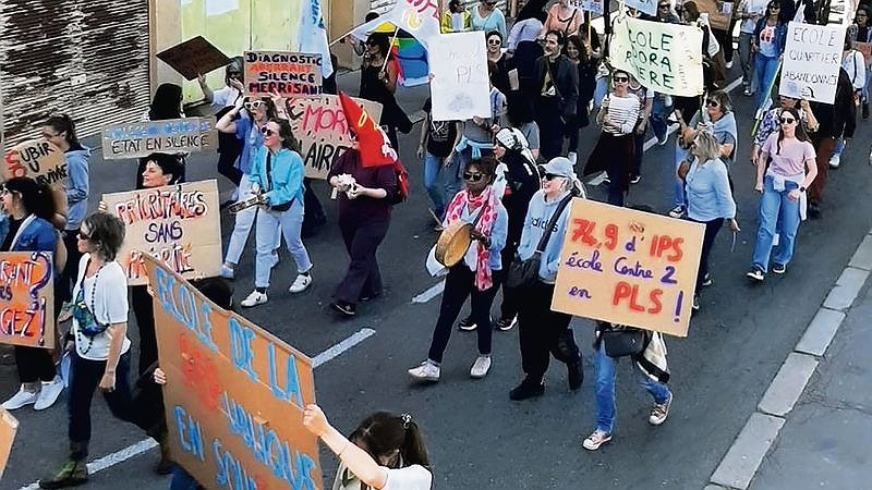Illustration - une semaine de grève