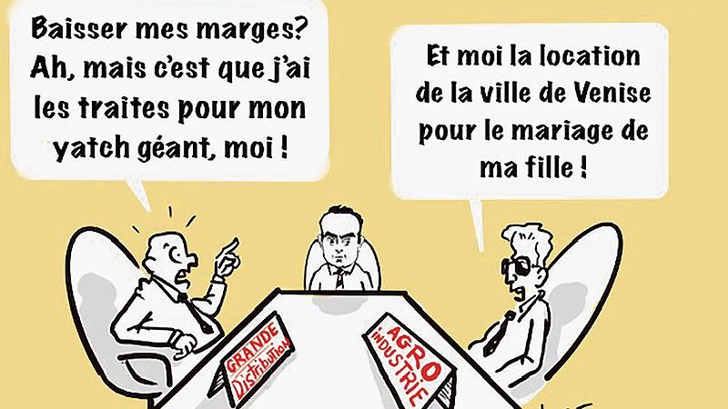Illustration - faire passer les grands groupes à la caisse !