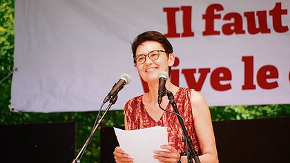 Illustration soutenez la campagne de Nathalie Arthaud !