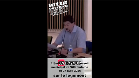 Illustration Intervention de Clément Bordes sur les logements sociaux